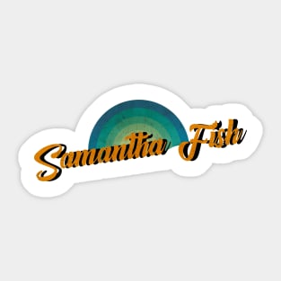 vintage retro Samantha Fish Sticker